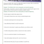 Identifying Conjunctive Adverbs Conjunction Worksheets