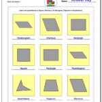 Identifying Quadrilaterals Worksheet Answers Free Download Gambr co