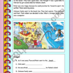 Movers Part 5 Elementary Reading At The Beach ESL Worksheet By