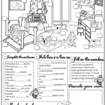 My Bedroom Worksheets 99Worksheets