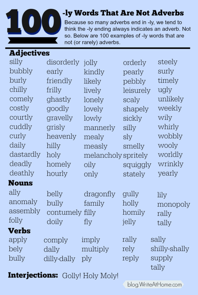 Adverbs Not Ending In Ly Englishan Hot Sex Picture