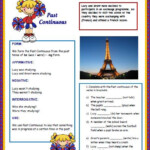 Past Continuous And Adverbs Worksheet