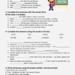 Pdf Online Exercise Present Perfect