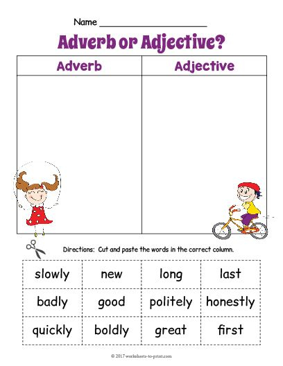 Pin On Adjective Worksheets