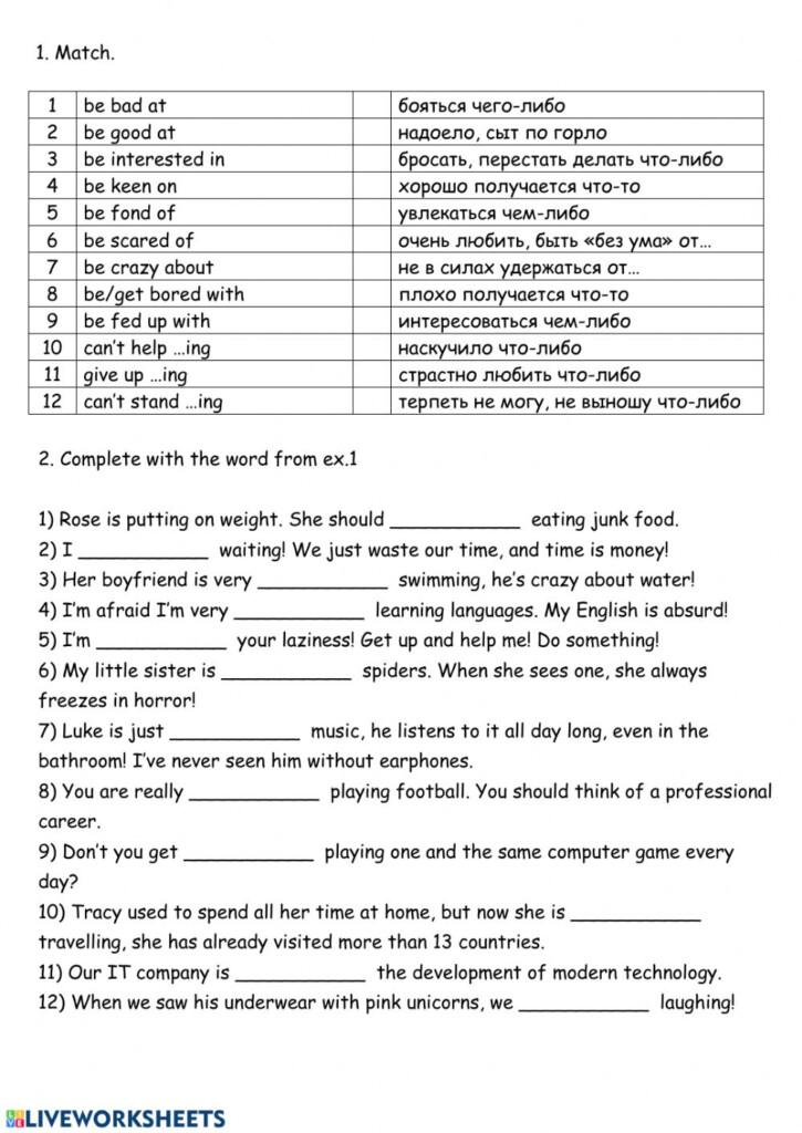 Prepositional Phrases Activity