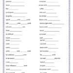 Prepositions After Nouns Adjectives Verbs Worksheet