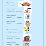 Prepositions in on under Next To Worksheet