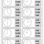 Preschool Clock Worksheet clock worksheets kindergarten