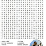 Printable Martin Luther King Jr Word Search Puzzle FREE Free
