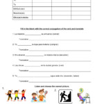 Regular Spanish Verbs Practice Worksheet