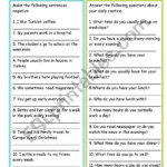 Simple Present Tense question And Negative ESL Worksheet By Bburcu