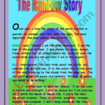 The Rainbow Story ESL Worksheet By stellina Rainbow Story