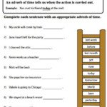 Worksheet Adverbs Of Time Adverbs Time Worksheets Adverbs Worksheet