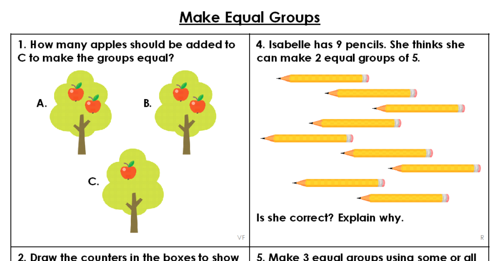 Year 2 Make Equal Groups Lesson Primary Teaching Resources And 