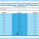 Year 3 4 SPaG Conjunctions Adverbs And Prepositions Word Mat